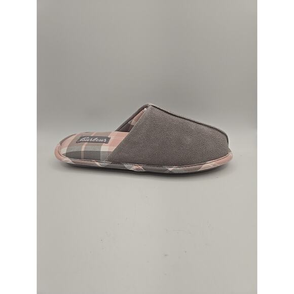 Barbour Simone Slippers Womens 6 Grey Slip On Flats Cozycore Cottagecore Hygge - Picture 2 of 6